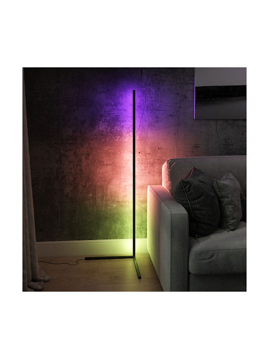 Elvhx LED Φωτιστικό Δαπέδου Υ140xΜ40εκ. με RGB Φως Μαύρο