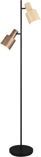 Trio Lighting Agudo Floor Lamp H161xW48cm. with Socket for Bulb E27 Multicolour