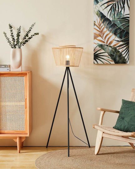 Eglo Hykeham Floor Lamp H129.5cm. Beige