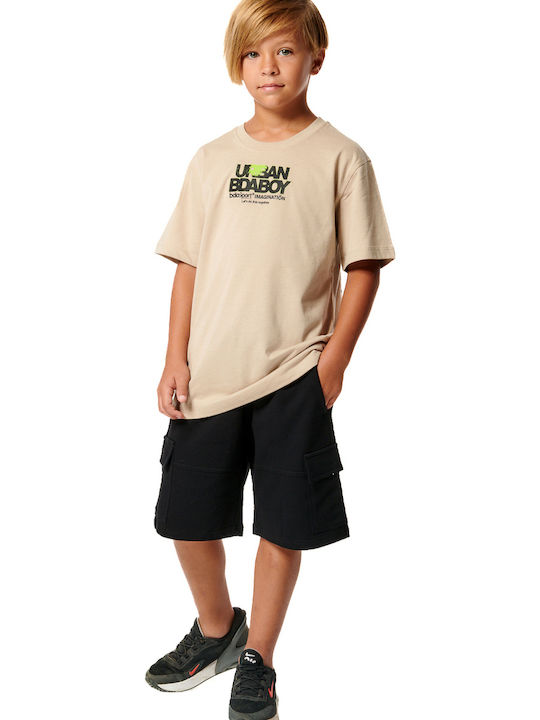 Kinder-T-Shirt Taupe Grey