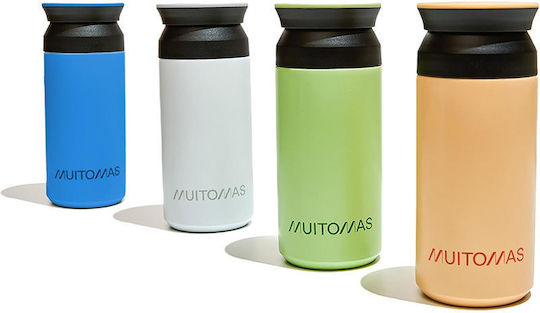 Muitomas Sticlă Termos Oțel inoxidabil 350ml Blue