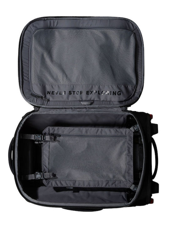 The North Face Base Camp Rolling Thunder Βαλίτσα Ταξιδίου Καμπίνας Σκληρή Μαύρη με 4 Ρόδες Ύψους 56εκ.