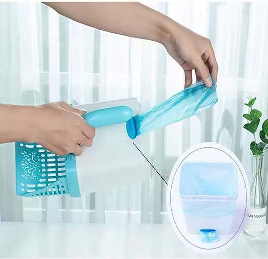 Lingură pentru Litiere Pisici din Plastic 30 Pungi M16xL8xÎ30cm Verde