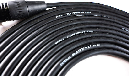 Welx Blackwaves CTM Cable 2 x XLR мъжки 6,3 мм мъжки Черен 3м BLACK WAVES-CTM-SERIE-3M