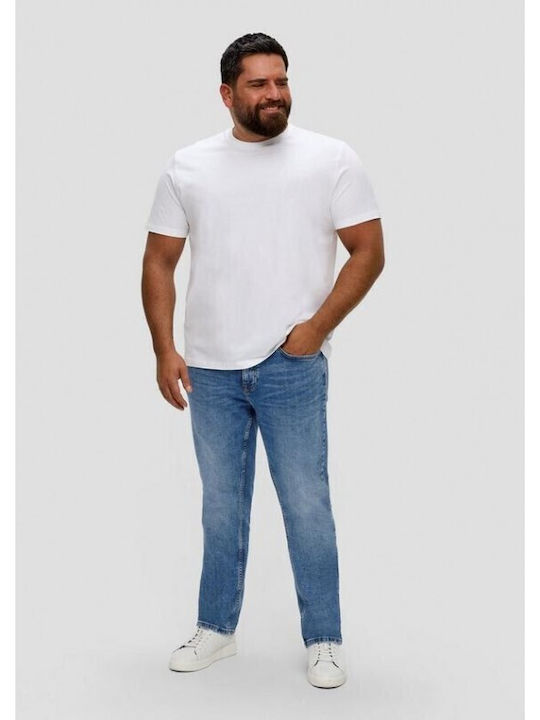 Casby Ανδρικό Παντελόνι Τζιν με Relaxed Εφαρμογή Blue Denim