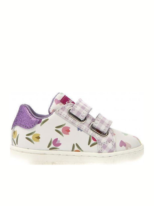 Kids Sneakers with Scratch White