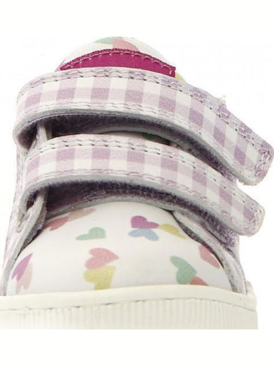 Kids Sneakers with Scratch White
