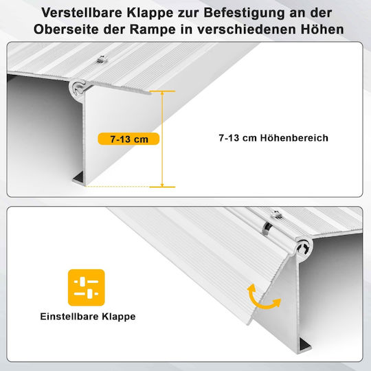 Costway Parkplatz-Rampe