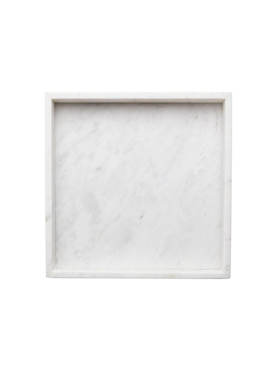 Butlers Marble Square Decorative Tray Marble 30x30cm