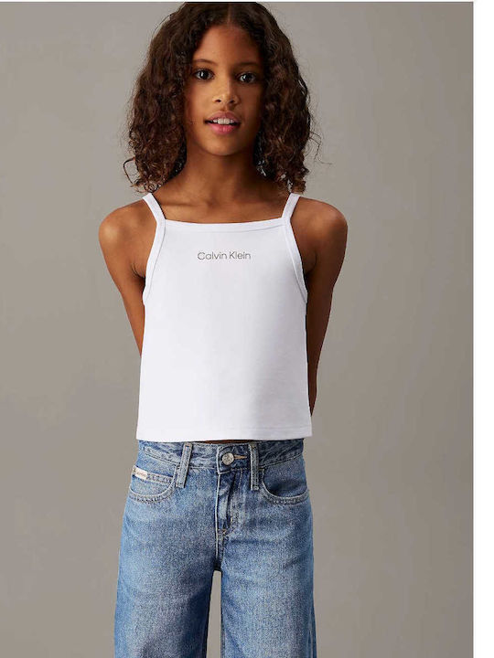 Kids Top Sleeveless White IG0IG02868 YAF