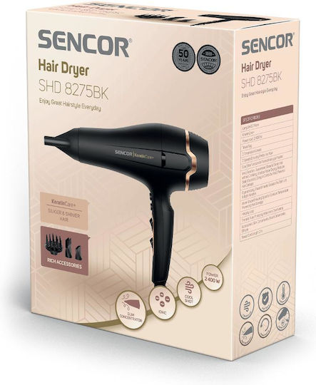 Sencor Ionic Πιστολάκι Μαλλιών με Φυσούνα 2400W