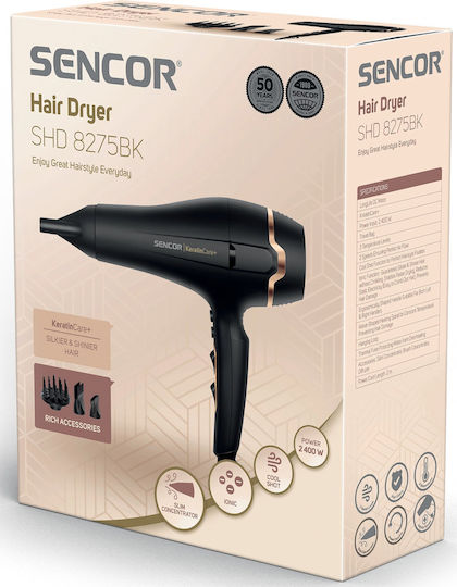Sencor Ionic Πιστολάκι Μαλλιών με Φυσούνα 2400W
