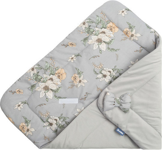 Sensillo Blanket Nursery Swaddling Blankets Velvet Gray 75x75cm