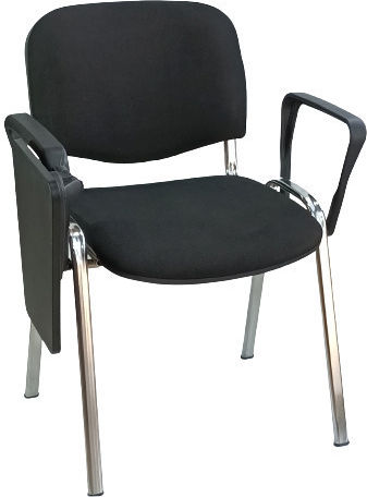 Karekla by Fragkoulakis Lectern for Visitor Chair Metallic 36x26x10cm Black
