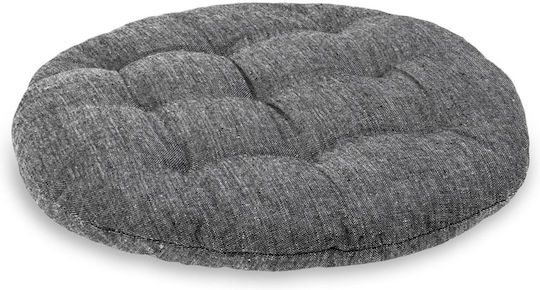 Μαξιλάρι Καρέκλας Κήπου Στρογγυλό Gray 38x38εκ.