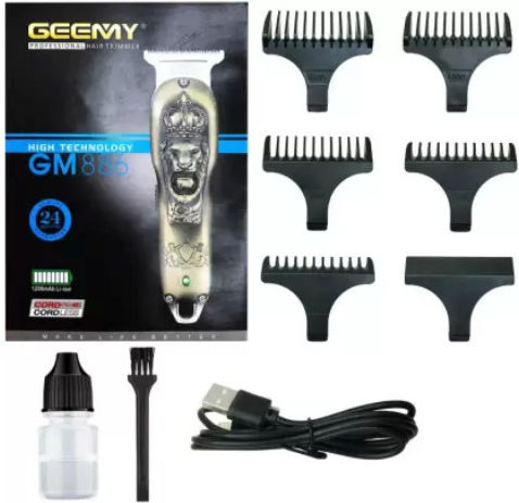 Geemy Trimmer Μηχανή Επαναφορτιζόμενη gm886