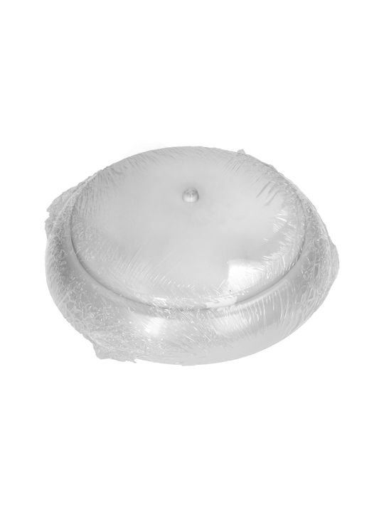 Lustră de tavan Adviti Koko Ad-pl-6256we27pmr 2xe27 2x40w Senzor de mișcare Ip44 Ik10 Plastic Alb