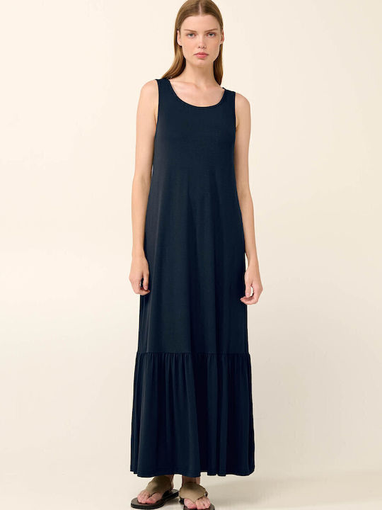 Καλοκαιρινό Maxi Κομπινεζόν Φόρεμα Blue