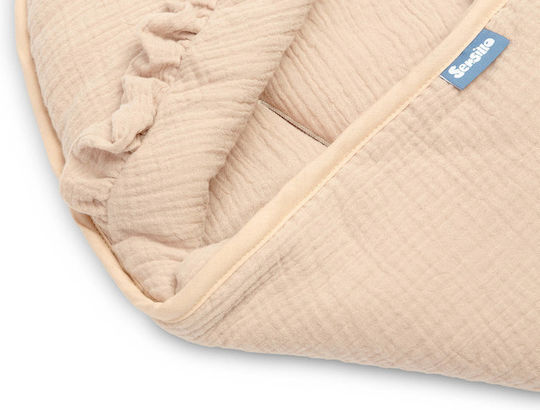 Sensillo Bettdecke Kinderwagen Beige