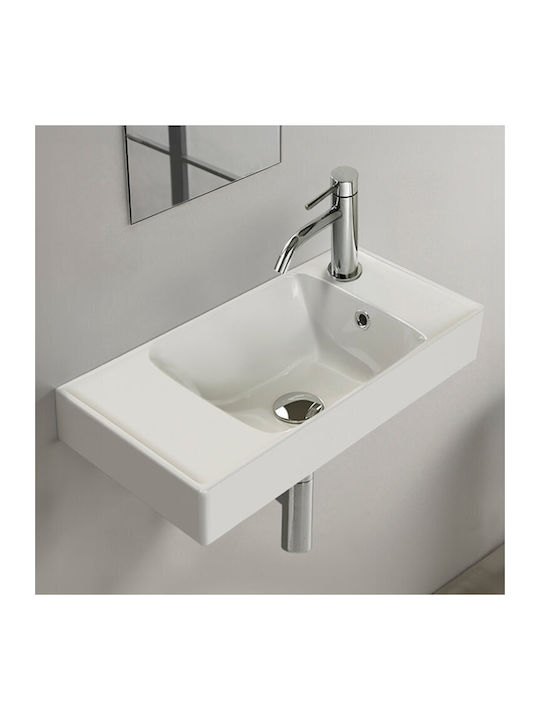 Cerastyle Aufgesetztes Waschbecken Porzellan 60x30x12cm White