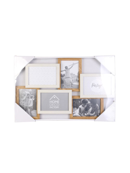 The Home Deco Factory Wooden Photo Frame with Beige Frame