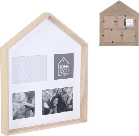 The Home Deco Factory Wooden Photo Frame With Beige Frame