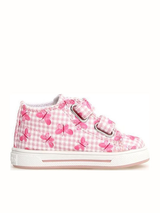 Kids Sneakers with Scratch Pink