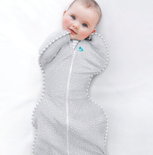 Love to Dream Ανοιξιάτικος Υπνόσακος Swaddle Up 1 tog Grey Dot