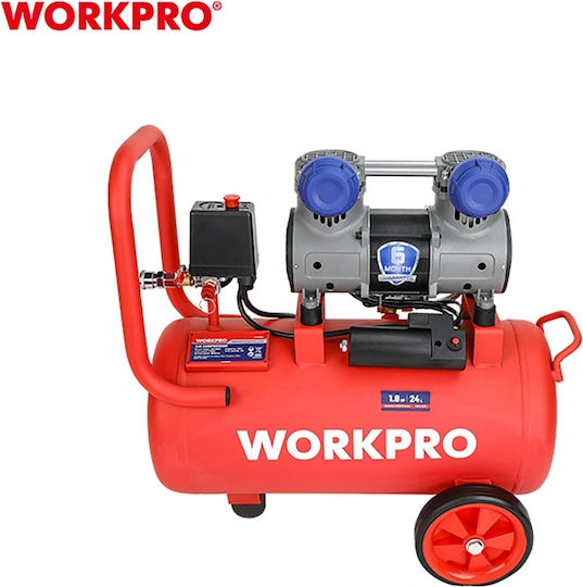 WorkPro Luftkompressor mit Lufttank 24Es WP425001