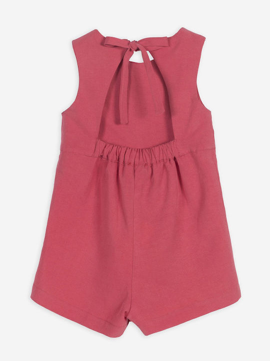 Kids' Fabric Jumpsuit Shorts/Bermudas Pink