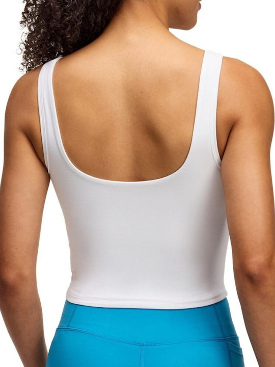 Motion Women's Crop Top Sleeveless White