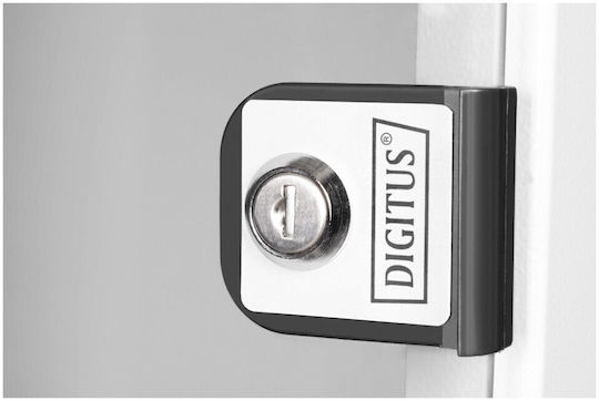 Digitus Wall Mounted Rack Cabinet 12U 59.5x31.5x30cm Gray DN-49104
