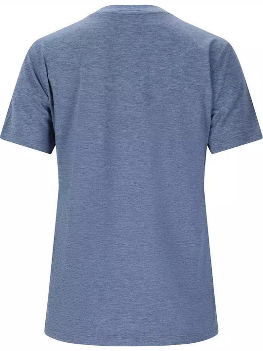 Damen T-Shirt Schnell trocknend Hellblau