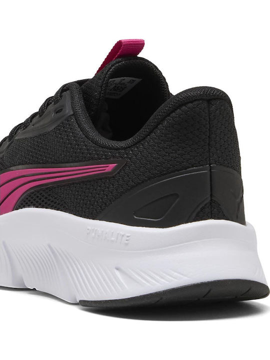 Flexfocus Lite Kinder Sportschuhe Laufen mit Schnürsenkeln Schwarz