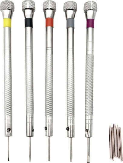 Watch Repair Tools Glasses Screwdrivers Computer Style White Bits