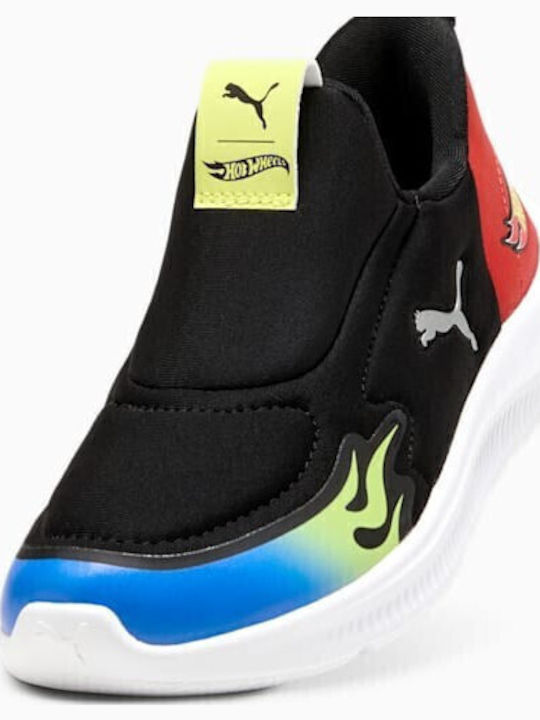 Fun Racer Încălțăminte Sport Copii Alergare Slip-on Negre