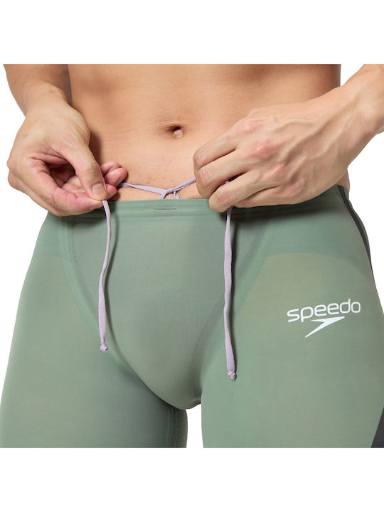 Speedo Lzr Pure Intent 2.0 15857H782 Мъжки Състезателен Заглушител Бански за плуване Зелен
