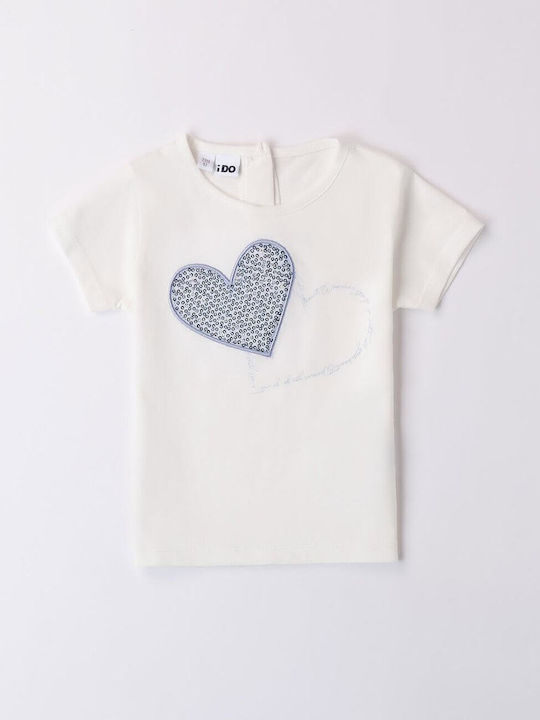 Kinder-T-Shirt Ecru
