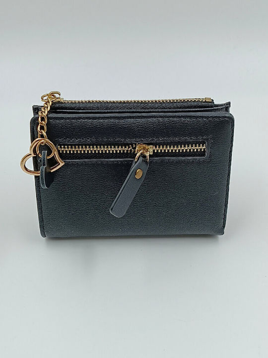 Klein Damen Geldbörse Klassisch Schwarz