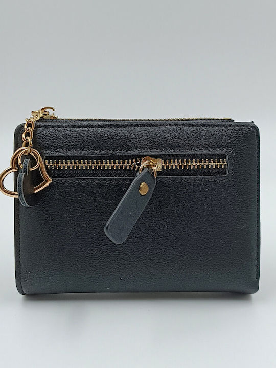 Klein Damen Geldbörse Klassisch Schwarz