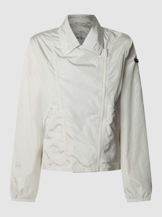 Jenny Damen Biker Jacke Weiß