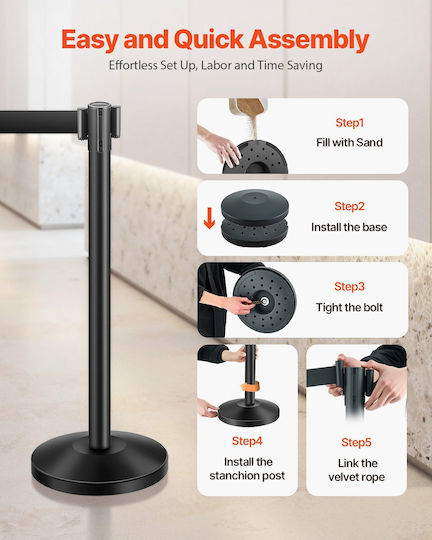 Vevor Safety Barrier Post ZGGLZDSDHSHDH0SOTV0