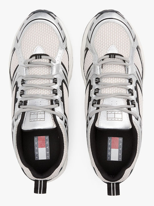 Ανδρικά Chunky Sneakers Ασημί