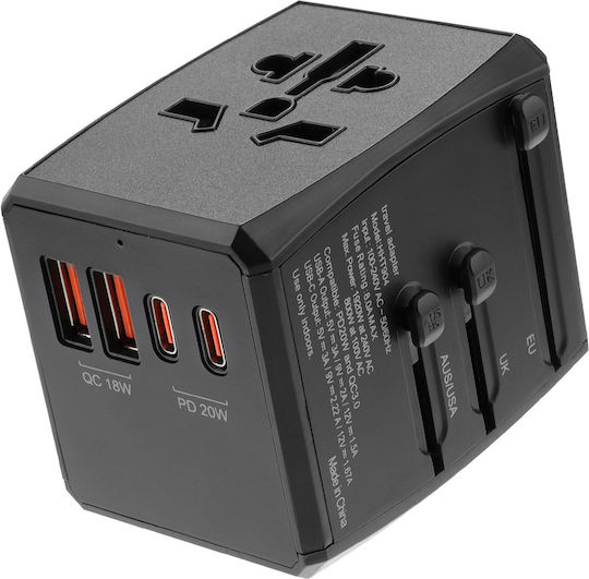 RRtravel Adaptor Priză în Universal