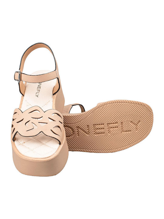 Anatomische Damenplattformen Beige