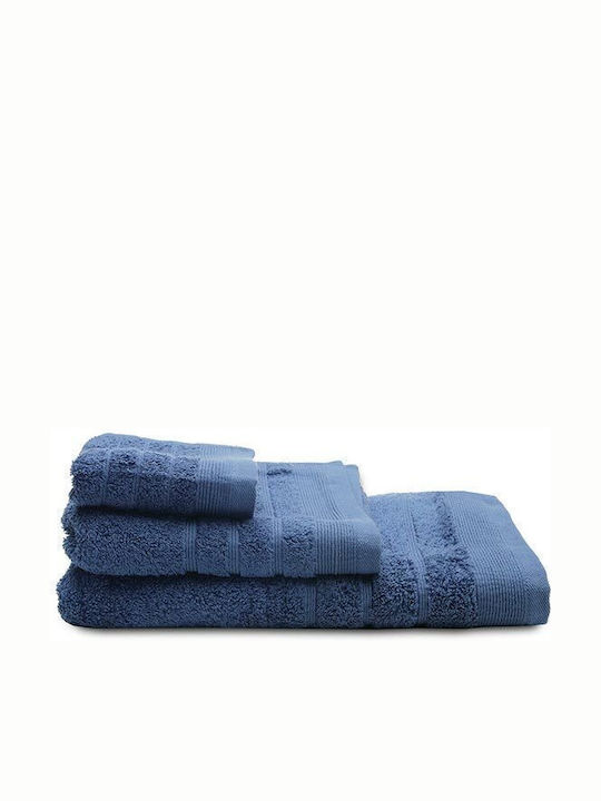 Sunshine Bath Towel Himburi 18 70x140cm Blue Weight 500gr/m²