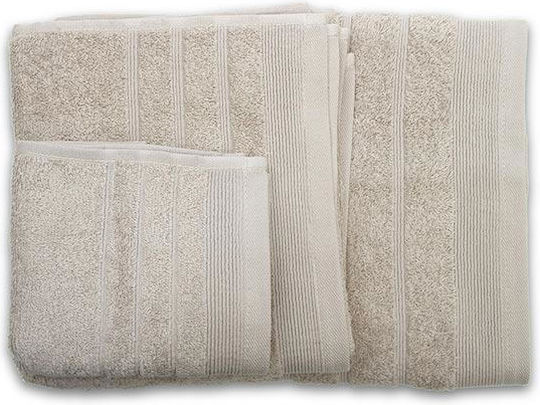 Sunshine Hand Towel Hiburi Medium 30x50cm 11 Beige Weight 500gr/m²