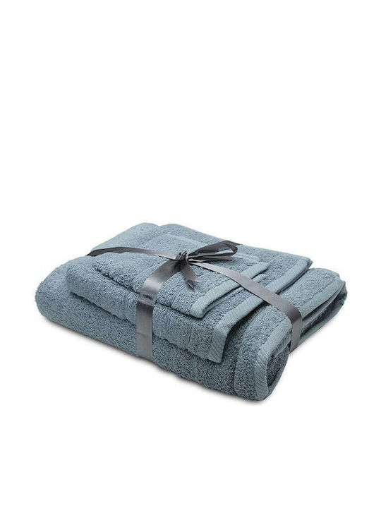 Sunshine Bath Towel Set 3pcs Dory 9 Aqua Weight 600gr/m²
