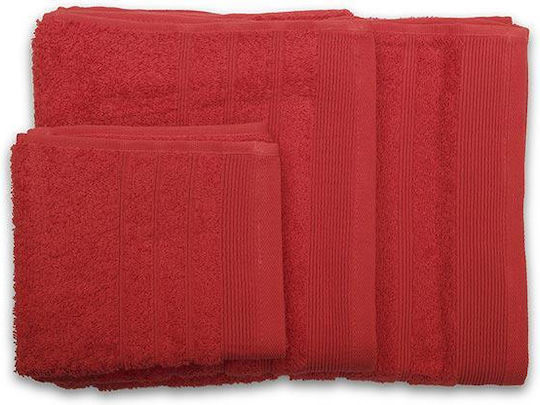 Sunshine Facecloth Chimbouri 50x90cm 21 Red Weight 500gr/m²