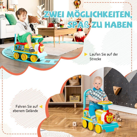 Costway Lauflernhilfe Ride On TQ10089DE-BL Mehrfarbig